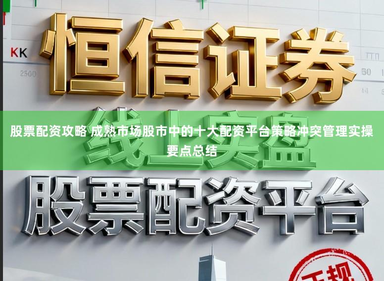 股票配资攻略 成熟市场股市中的十大配资平台策略冲突管理实操要点总结