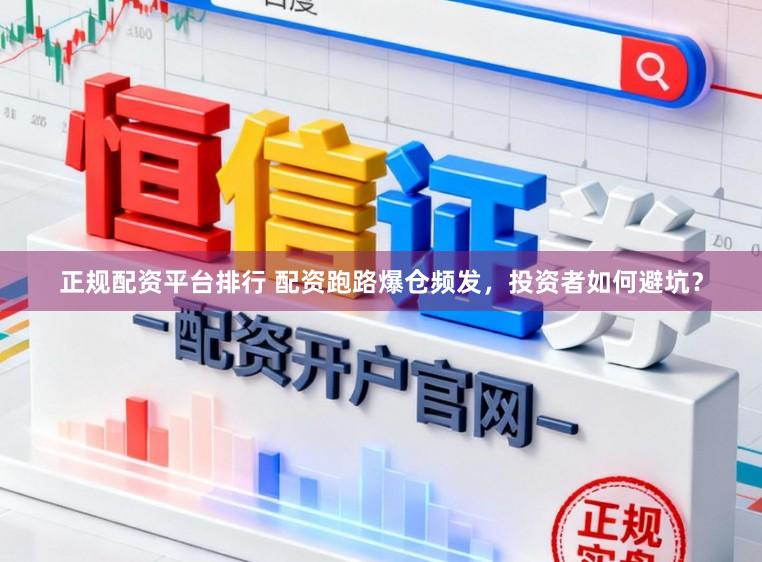 正规配资平台排行 配资跑路爆仓频发,投资者如何避坑?