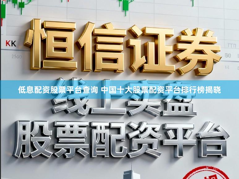 低息配资股票平台查询 中国十大股票配资平台排行榜揭晓